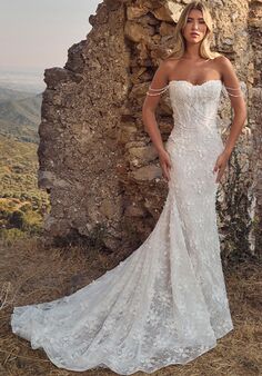 Calla Blanche 125102 Jana Sheath Wedding Dress