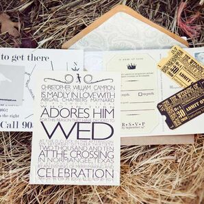Vintage-Style Wedding Invitations