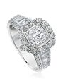 Christopher Designs Glamorous Cushion Cut Engagement Ring - thumbnail - 1