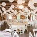 "It felt like a great place for a party," Katie says of MillCreek Barns in Watervliet, Michigan. "We wanted our wedding to be a big, happy family party."