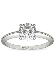 Blue Nile Round Cut Engagement Ring