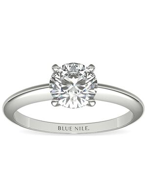Blue Nile Round Cut Engagement Ring