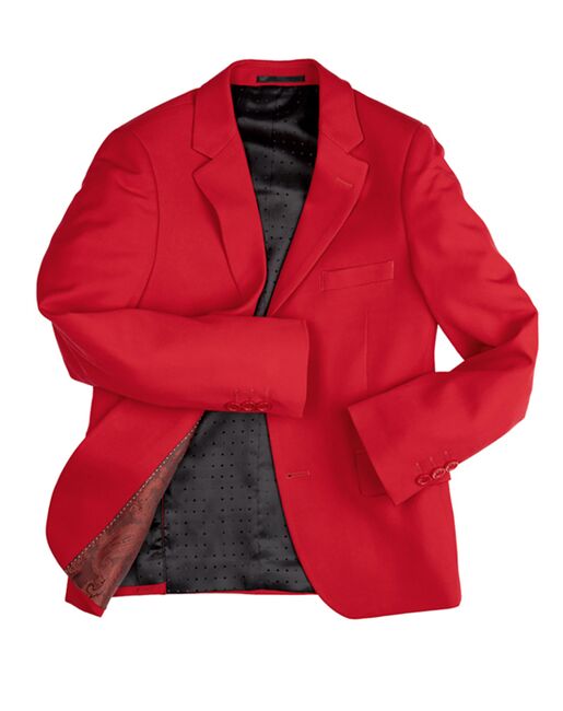 BLACKTIE "Liam" Red Suit (5-Piece Set) Flower Girl Dress and Ring Bearer Outfit - 5