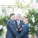 Suspended Orchid, Candle and Greenery Ceremony Backdrop