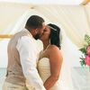 A Bright Orange and Fuchsia Wedding at Smathers Beach in Key West, Florida