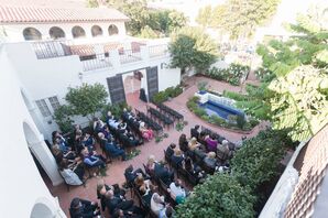 Darlington House Courtyard Ceremony