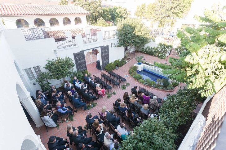 Darlington House Courtyard Ceremony