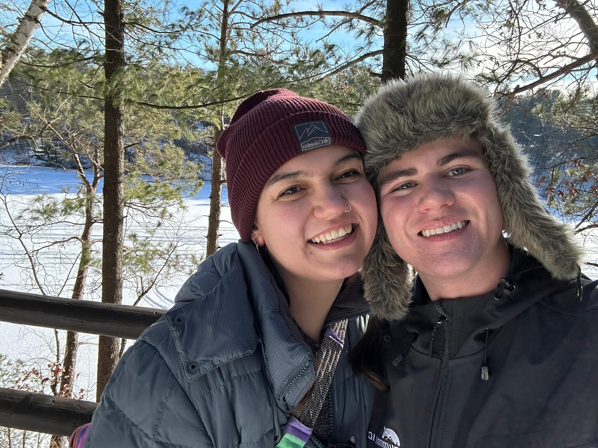 Snowshoeing (Mirror Lake State Park)