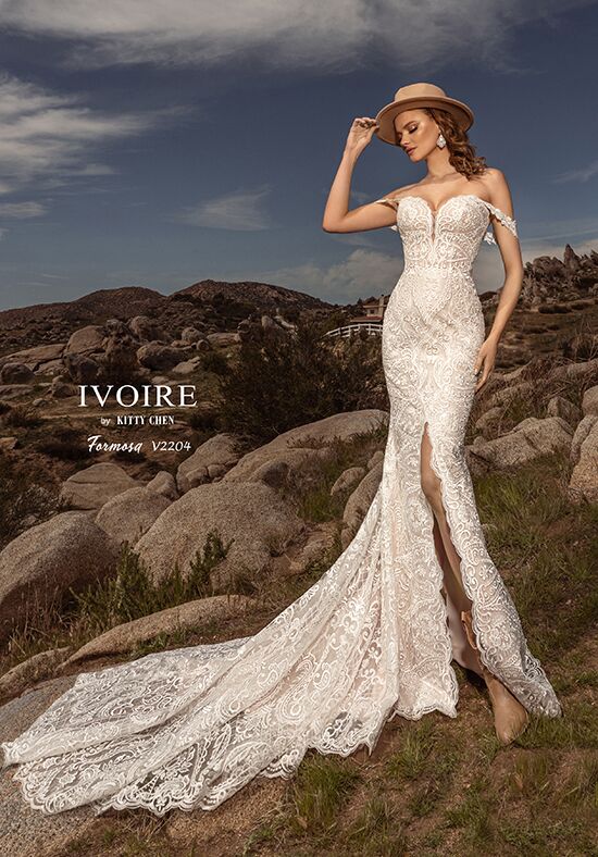 IVOIRE by KITTY CHEN FORMOSA, V2204 Sheath Wedding Dress - 1