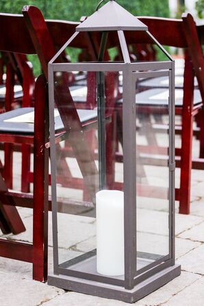 Large Candelabras as Ceremony Decor