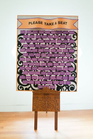 Bold Purple Seating Chart