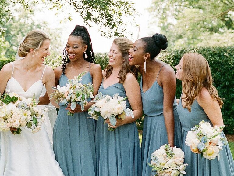 Bridesmaid updo high ponytail