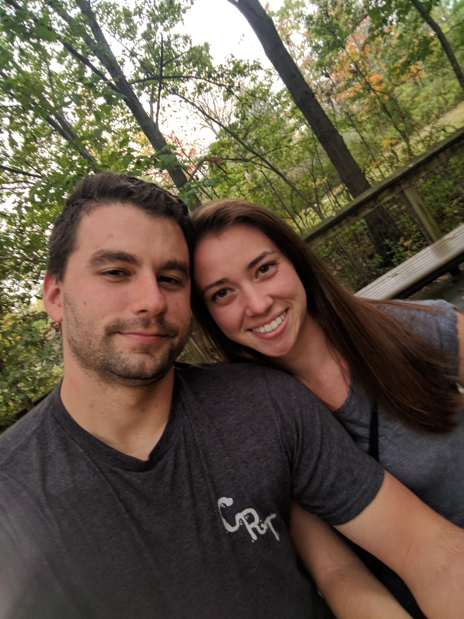 First Date! (was at Pins Mechanical, this is just the first photo of us together, taken about a month later...)