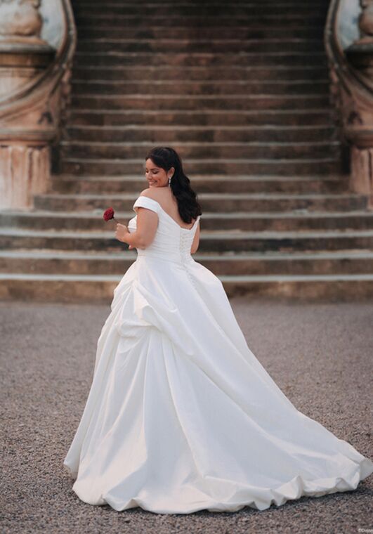 Disney Fairy Tale Weddings Belle - D412 Ball Gown Wedding Dress - 6