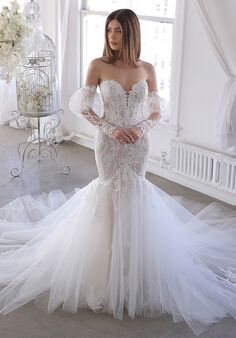Blue by Enzoani Orchid Mermaid Wedding Dress