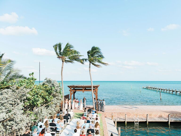 The Caribbean Resort beach wedding ceremony