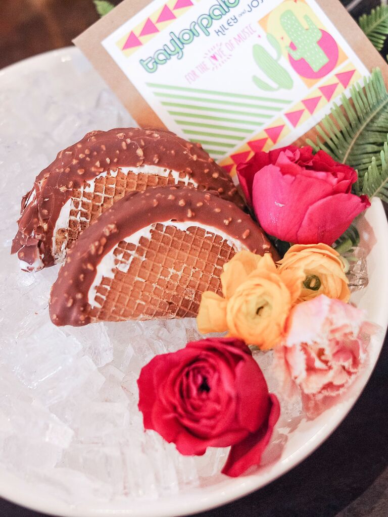 wedding menu chocotaco ice cream sandwiches