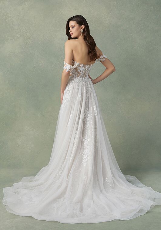 Justin Alexander Fabiola A-Line Wedding Dress - 4