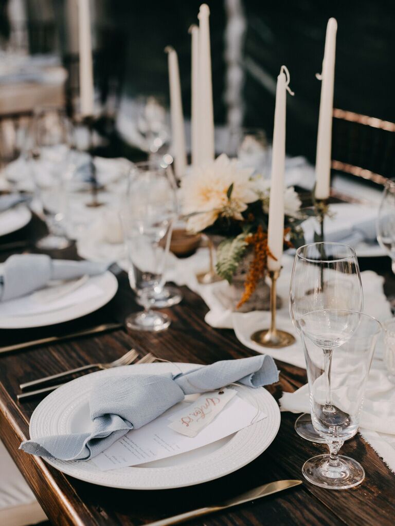 Fall wedding ideas light and bright decor