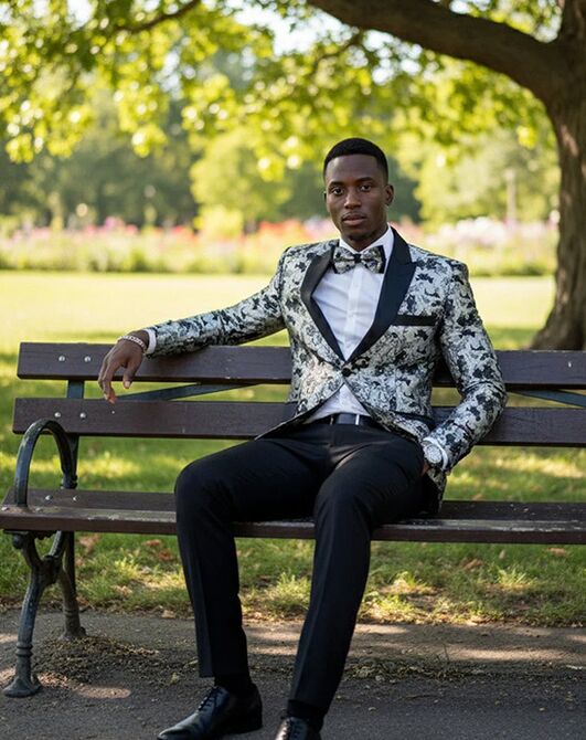 BLACKTIE AMSTERDAM Silver Wedding Tuxedo Grey Tuxedo - 6