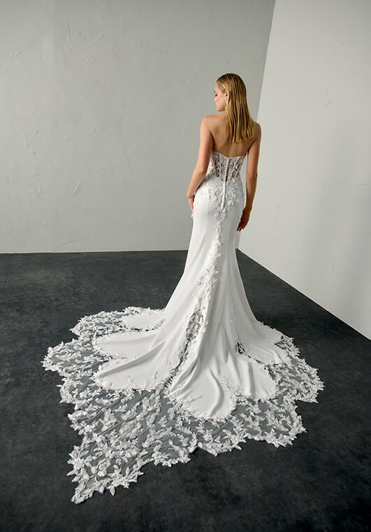 Justin Alexander Signature Fever Fit-and-Flare Wedding Dress - 4
