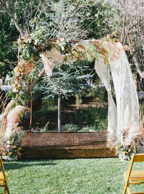 Chuppah at Marathon, Texas Wedding