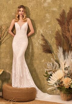 Simply Val Stefani Lotus Mermaid Wedding Dress