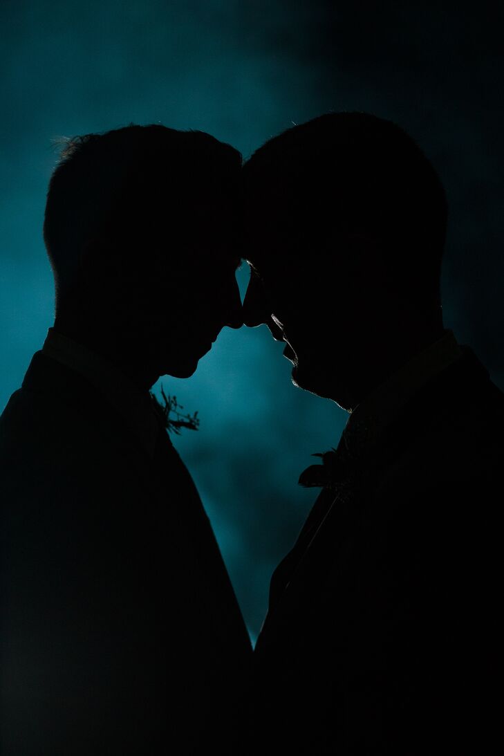The Grooms's Silhouettes at Night in Buchanan