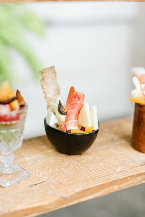 Individual Charcuterie Cups With Prosciutto and Melon