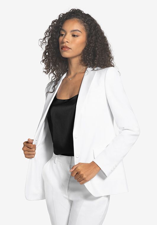 Generation Tux Women's White Suit Pantsuits and Separates Wedding Dress - 7