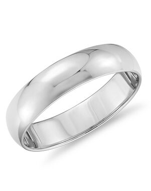 Blue Nile 601005P Platinum Wedding Ring