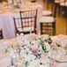 Gold and White Table Number