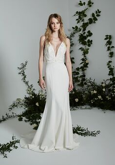 THEIA BURNETT Fit-and-Flare Wedding Dress