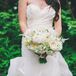 Classic White, Blush Ranunculus, Garden Rose Bouquet