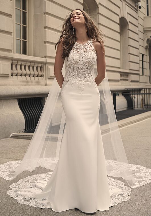 Maggie Sottero AUDRINA Fit-and-Flare Wedding Dress - 4