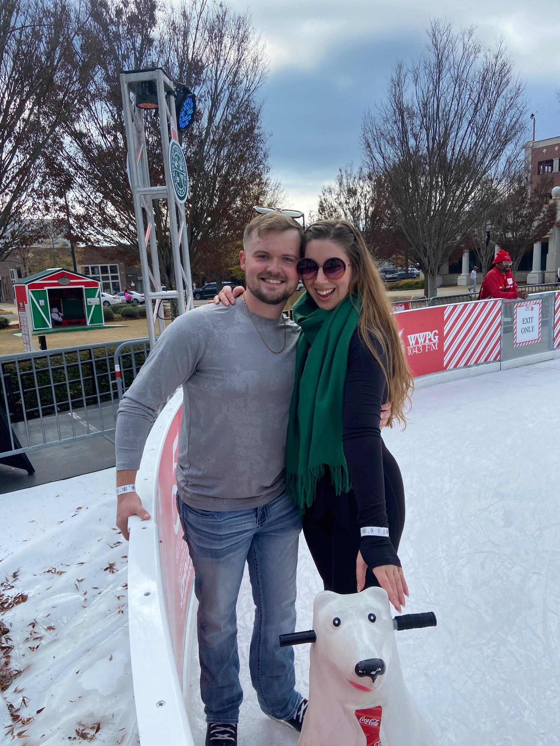 Ashton's first time ice-skating :)