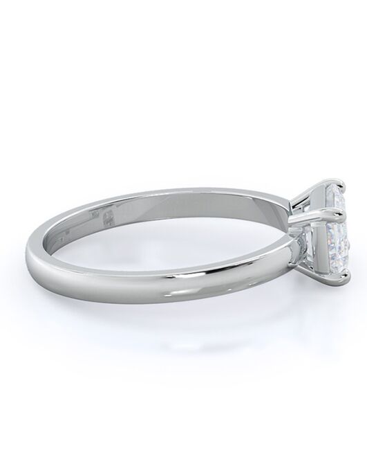 With Clarity Elegant Emerald, Radiant, Oval Cut Engagement Ring - 2