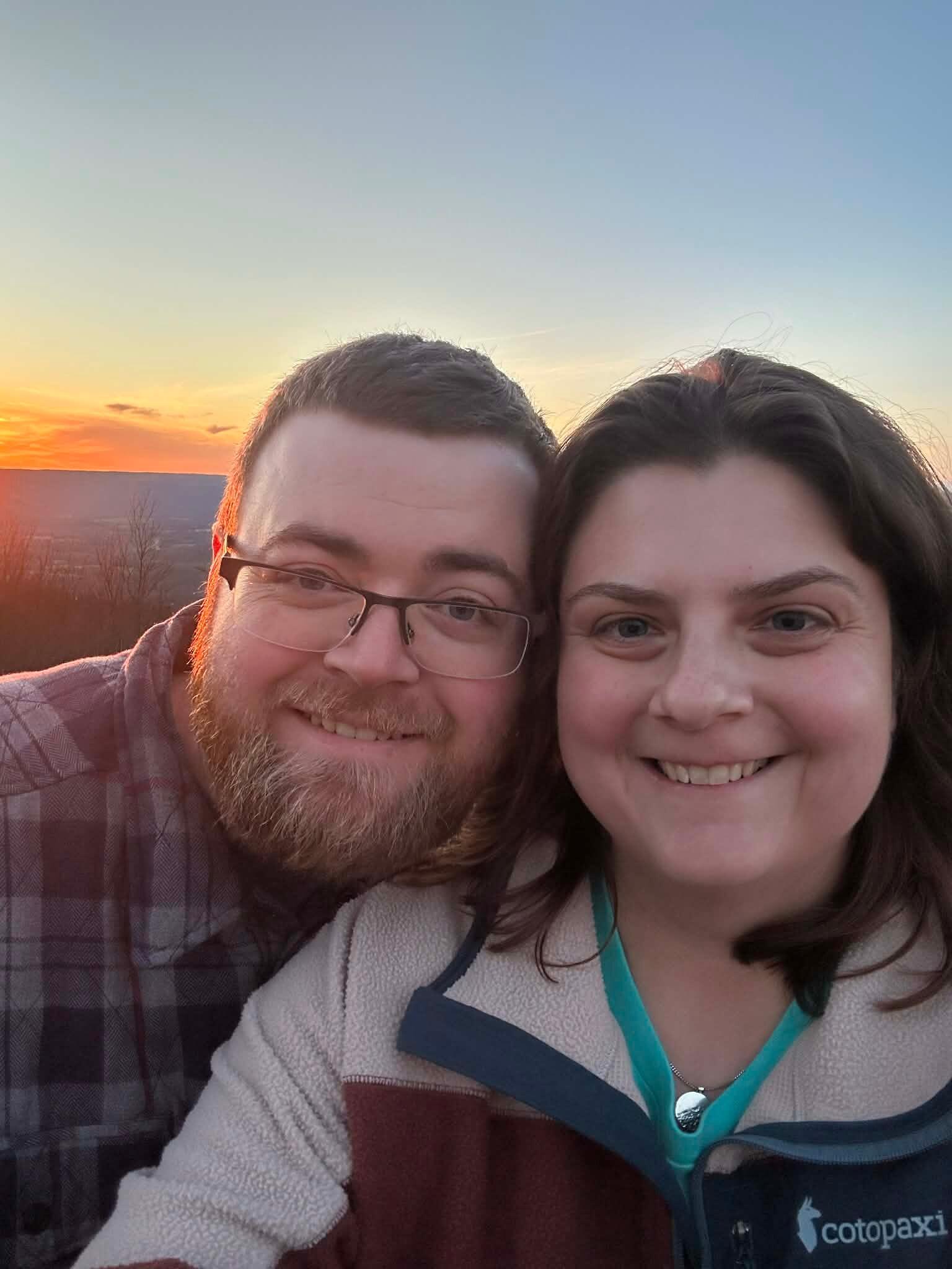 After Gatlinburg, Chelsea and Joshua drove out and stayed in a cozy cabin with a mountain view for two days while they went to go see Rock City and Ruby Falls in Chattanooga.