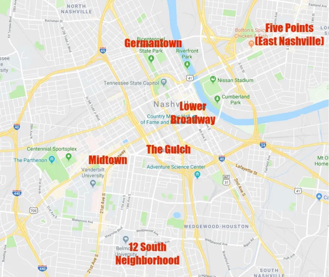 Picture of Most Convenient Areas For Accomodation