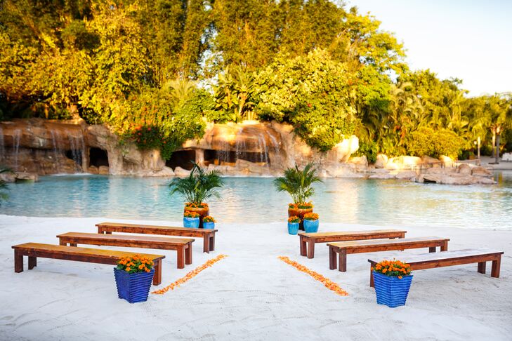 Intimate Discovery Cove Beach Ceremony