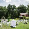 Lawn Games Filled This Couple's Relaxed Backyard Wedding Reception in Ann Arbor, Michigan