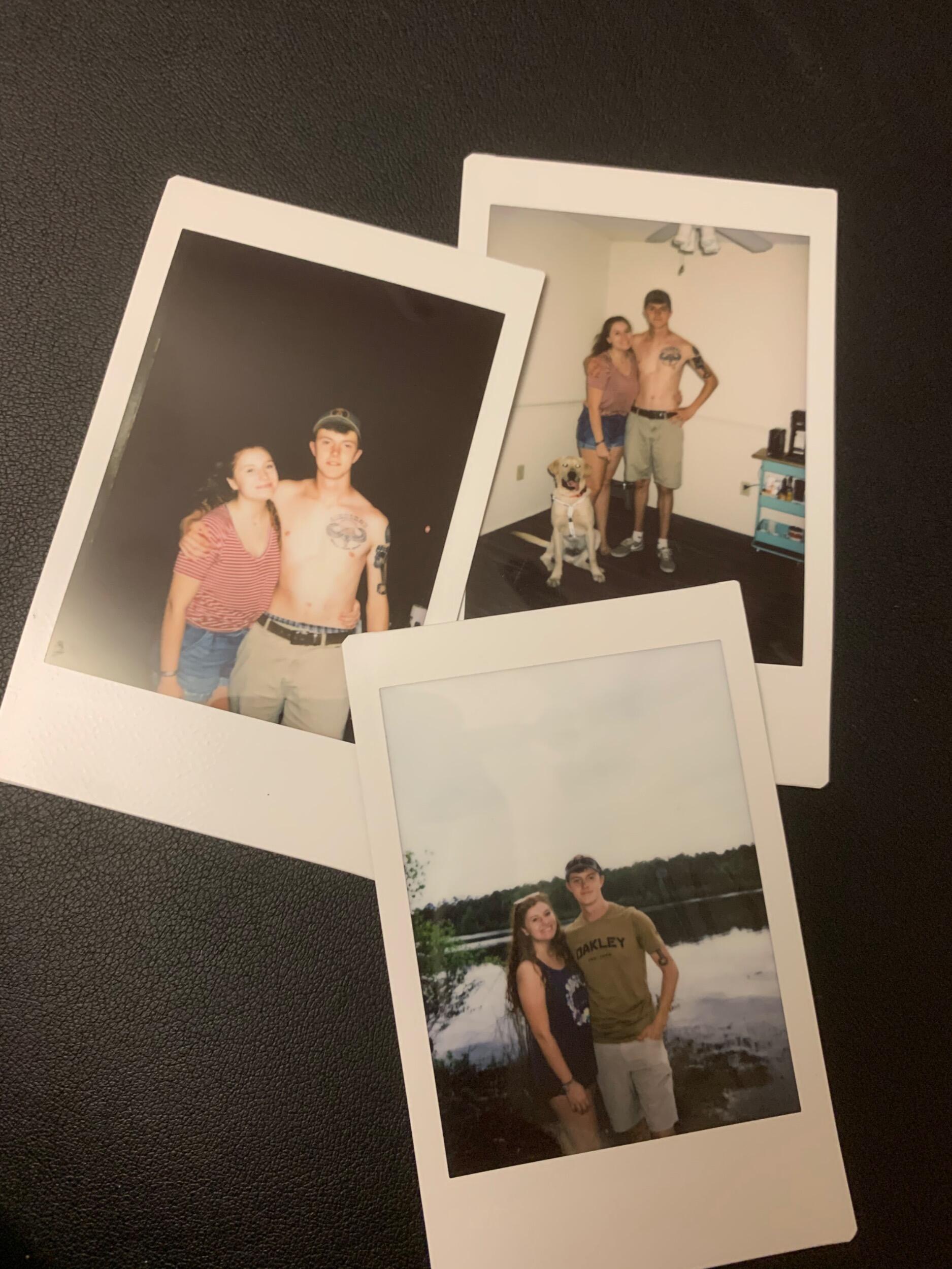 Polaroids before deployment :(
