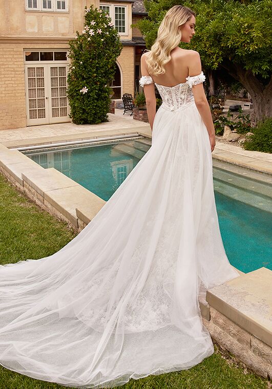 Ladivine CD861W Mermaid and Trumpet Wedding Dress - 5