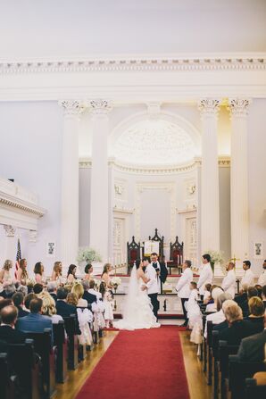 Traditional Catholic Ceremony Downtown Charleston