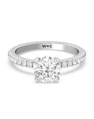 With Clarity Classic Cut Engagement Ring