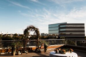 Pinstripes Rooftop Ceremony