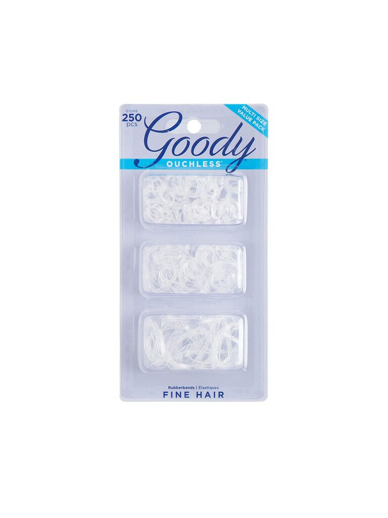 meghan markle wedding hair clear elastics