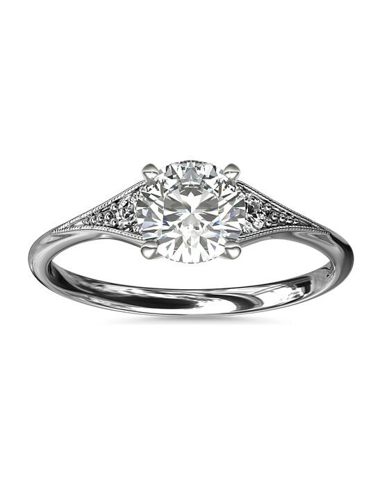 Blue Nile Round Cut Engagement Ring - 1