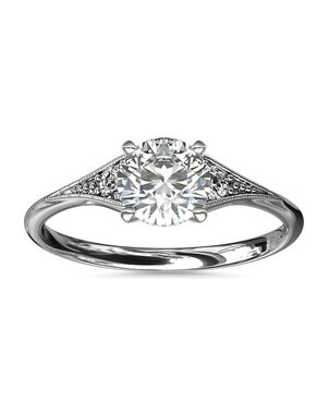 Blue Nile Round Cut Engagement Ring