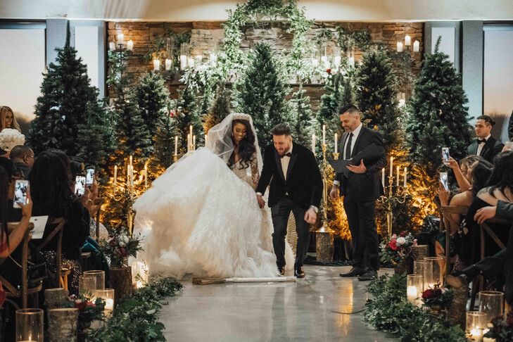 Glamorous, Rustic Ceremony at Childress Vineyards in Lexington, North Carolina